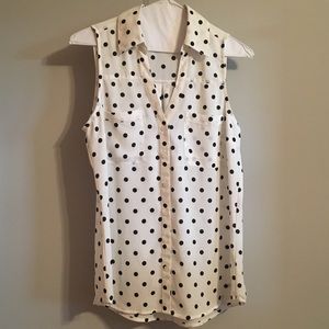 Express Polkadot Blouse